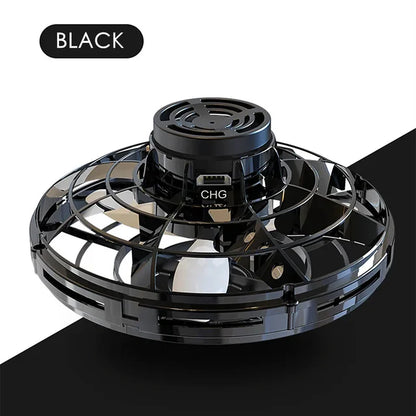 Drone voador mágico UFO Spinner – Orbe voadora com iluminação LED e comando manual para crianças e adultos