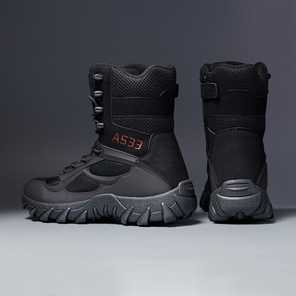 Men's Tactical Hiking Boots – Shock-Absorbing, Non-Slip Rubber Sole, Ergonomic Design, All-Terrain, All-Weather