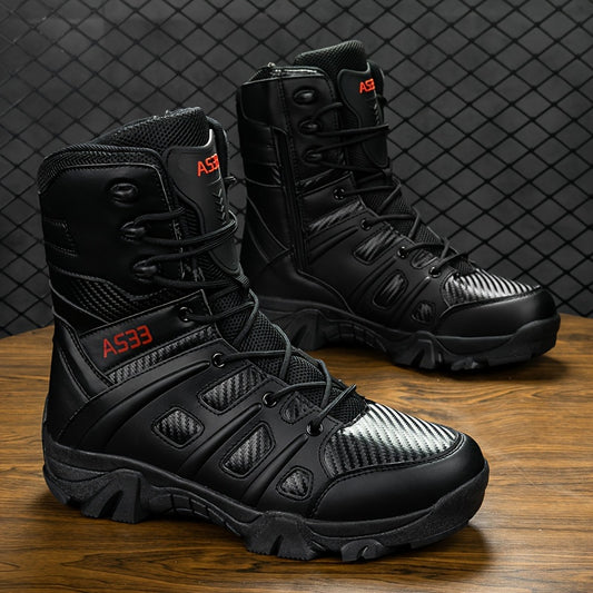 Botas de caminhada para homem – Calçado de caminhada antiderrapante e resistente ao desgaste