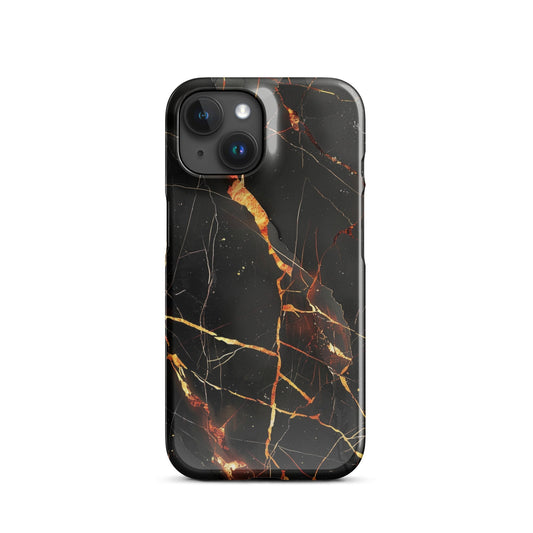 Black Marble Phone case for iPhone-30